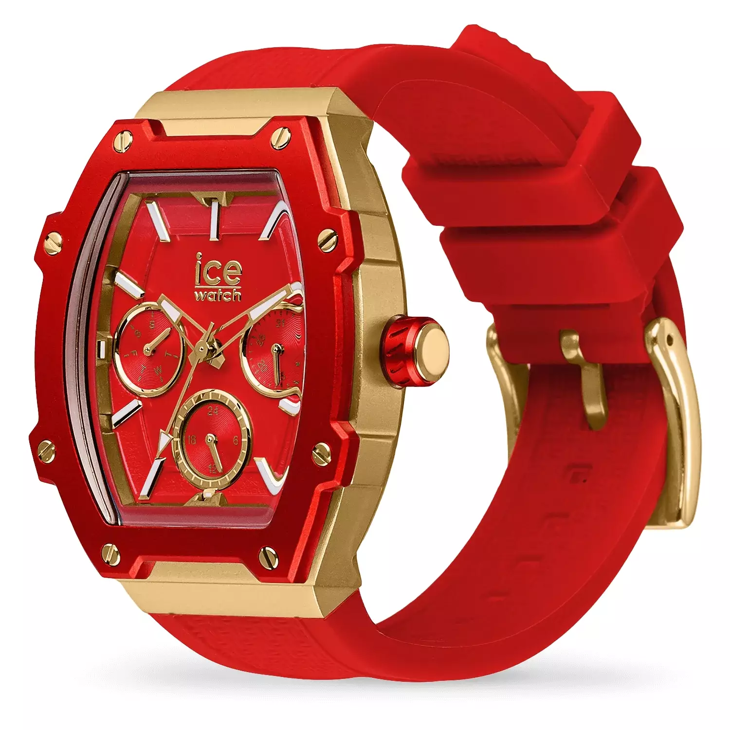 Jam Tangan Wanita Ice Watch ICE Boliday - Passion Red 40mm [022870]