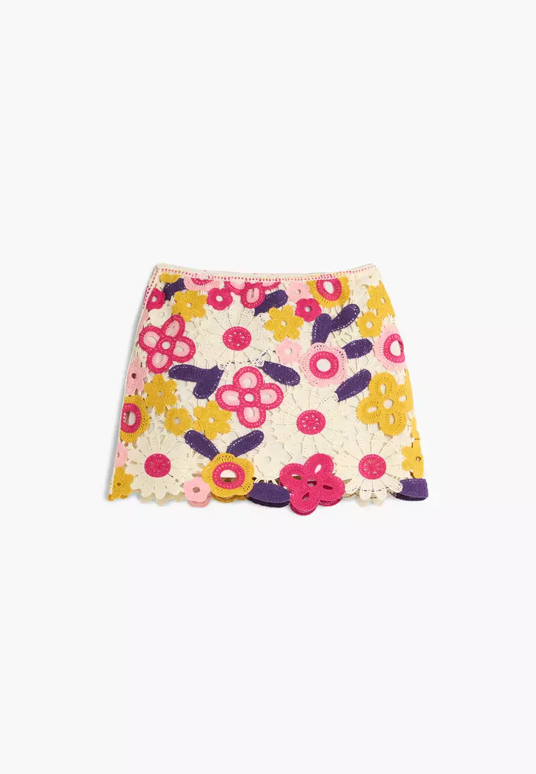 MINI CROCHET SKIRT
