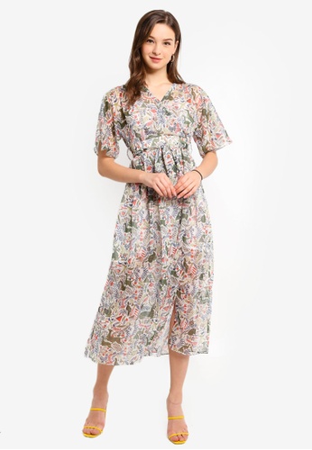 Shop Hopeshow Floral Print Summer Dress Online On Zalora Philippines