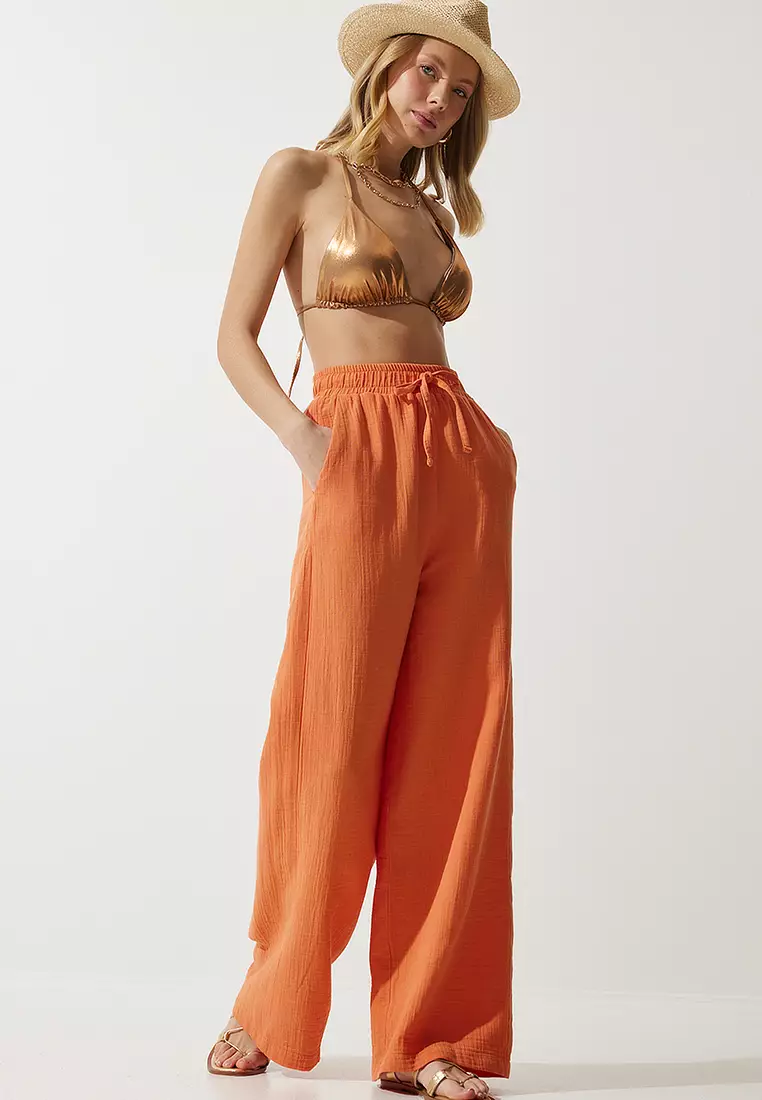 Muslin Palazzo Pants