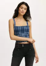 Penny Check Oxford Blue/Multi