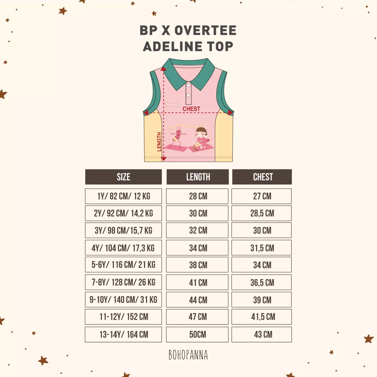 BOHOPANNA - BOHOPANNA X OVERTEE - ADELINE TOP