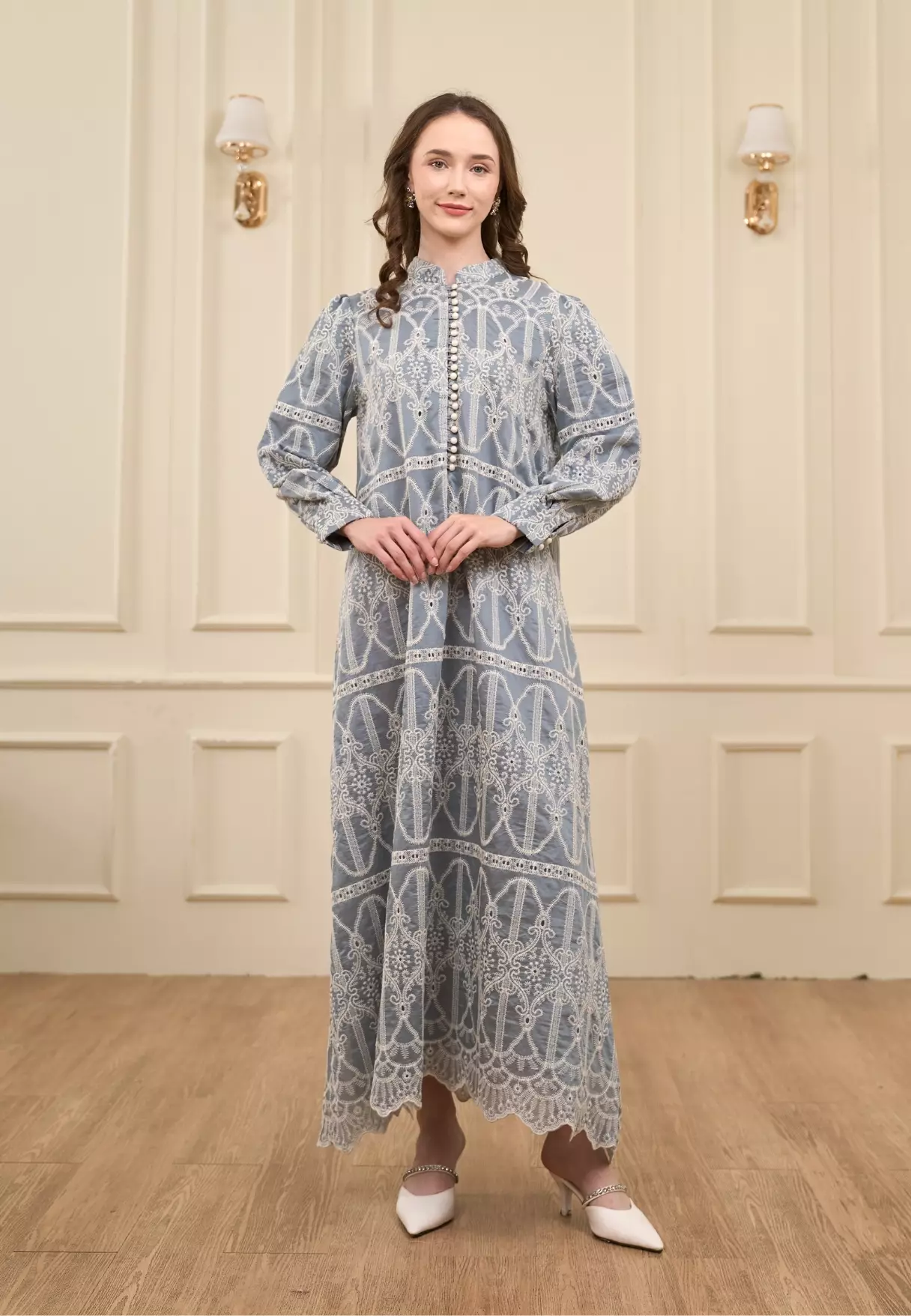 Saffiya Dress - Azure