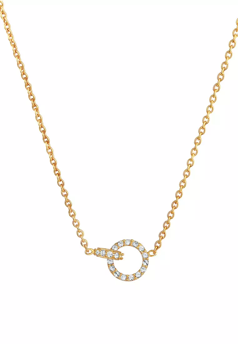 Necklace Crystal Gold