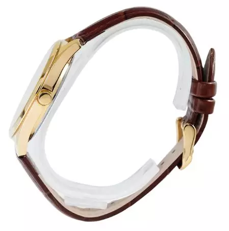 Jam Tangan Pria Alba AS9R08 AS9R08X1 Strap Leather Brown Color Men Silver Dial Original Garansi Resmi