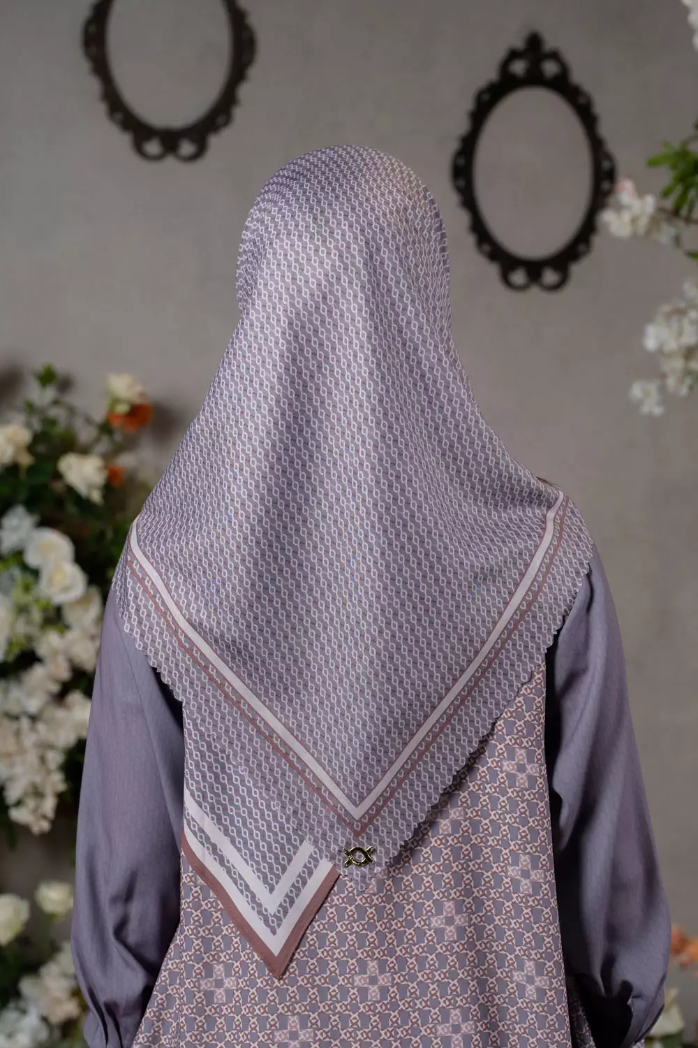 Klamby - Romely Scarf Ungu Salvia