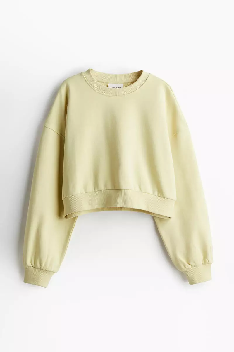 H&m crop sweatshirt top