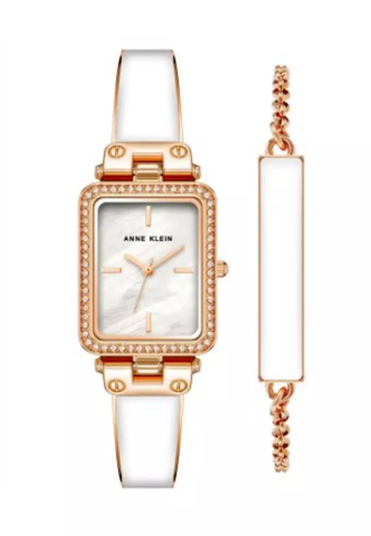Anne klein watch store and bracelet set