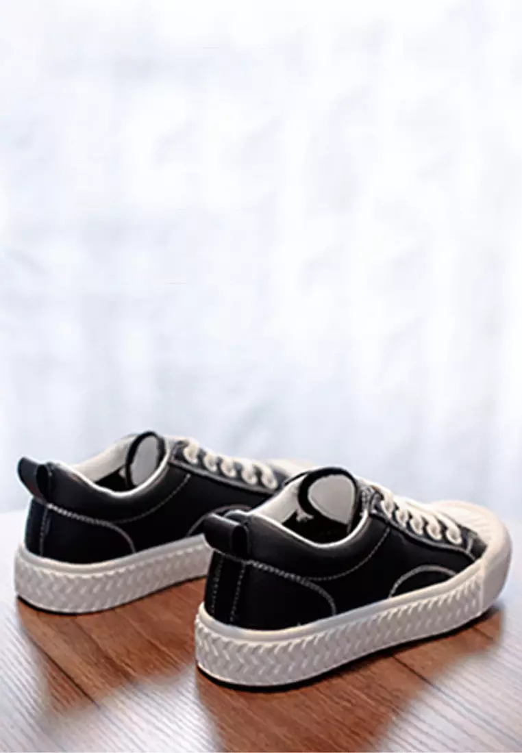 VANSA Comfortable Leather Sneakers VSK-T727