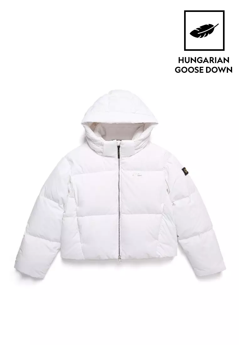 Women’s CAYMAN Detachable Hood Cropped Down Jacket