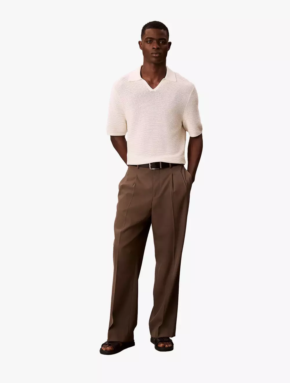 Calvin Klein - Tech Knit Sweater Polo Shirt