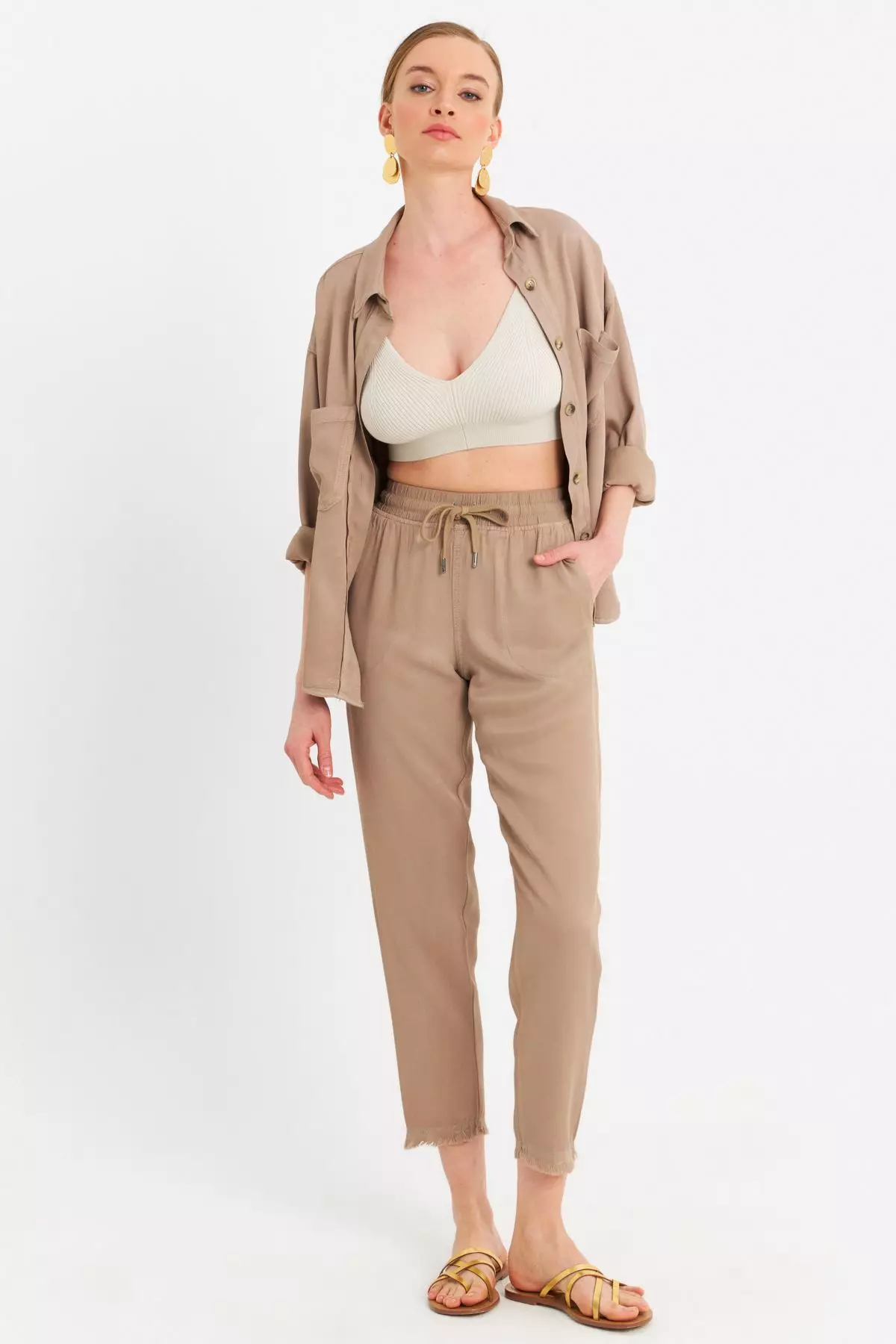 Elastic Waist Trousers