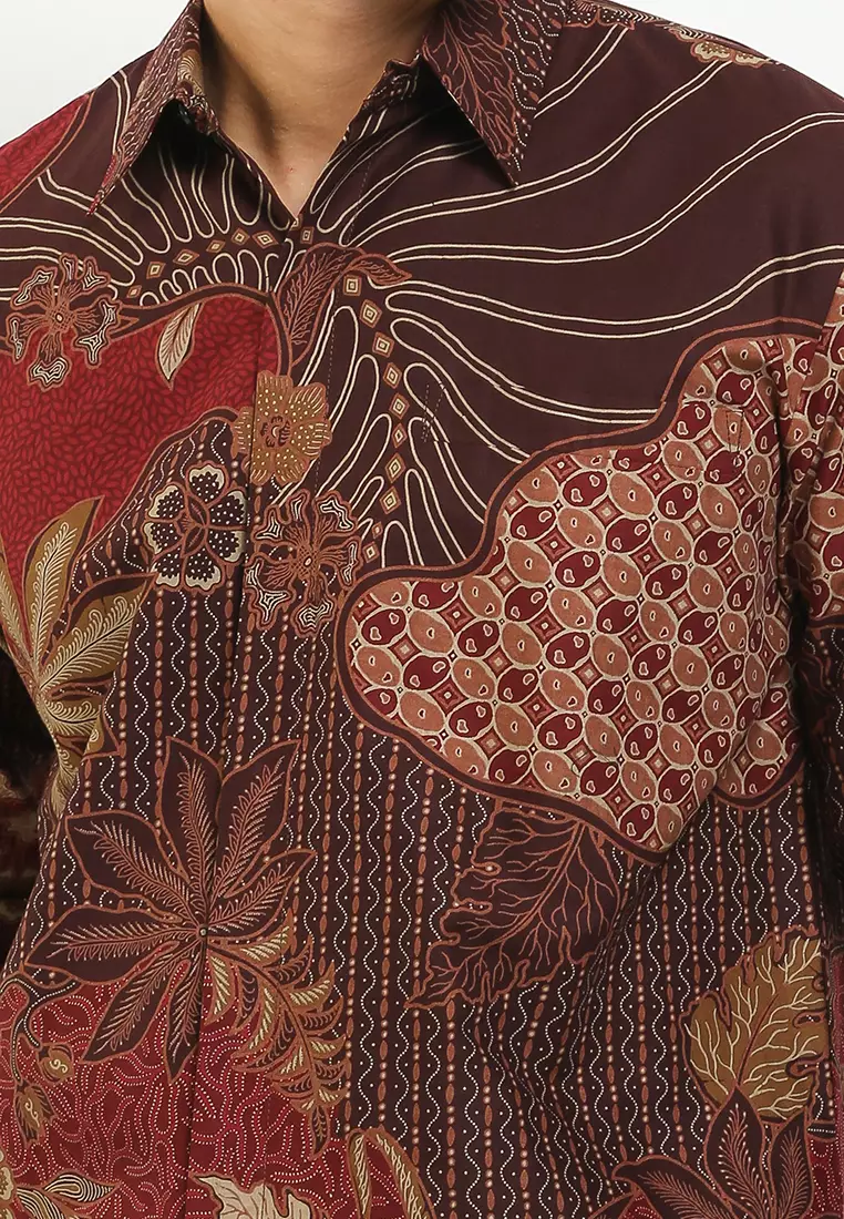 BATIK TALENTA EXCLUSIVE Lengan panjang motif MAWAR BELIT 02