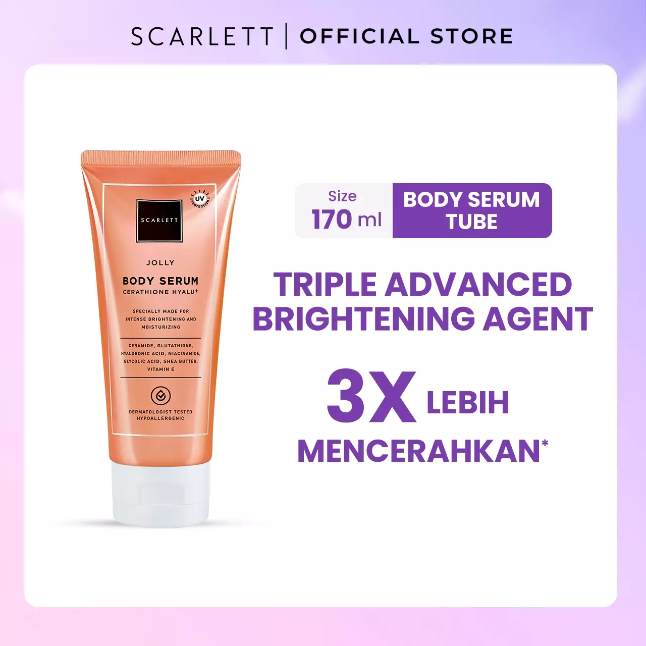 Scarlett Whitening NEW Body Serum Tube Jolly