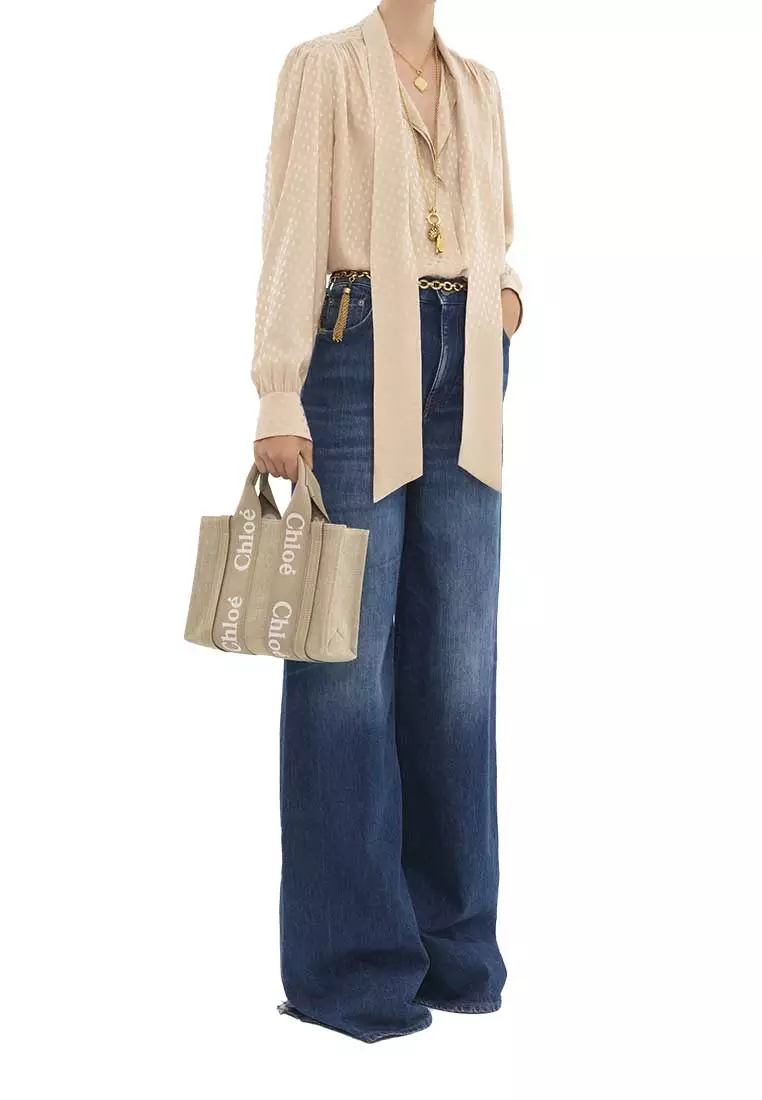 Small Woody Tote Bag Boyish Brown CHC23AS397L1720E