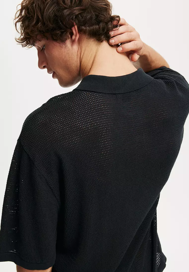 Knitted Polo Shirt
