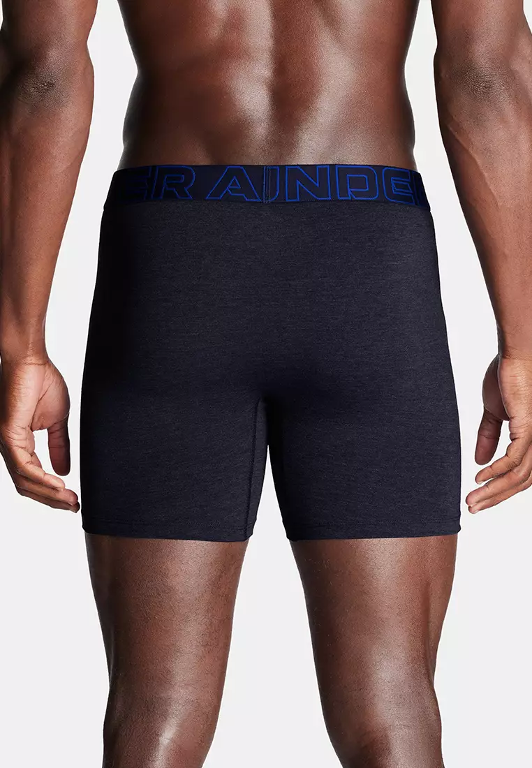 UA Performance Cotton男士6英寸Boxerjock®內褲3條裝