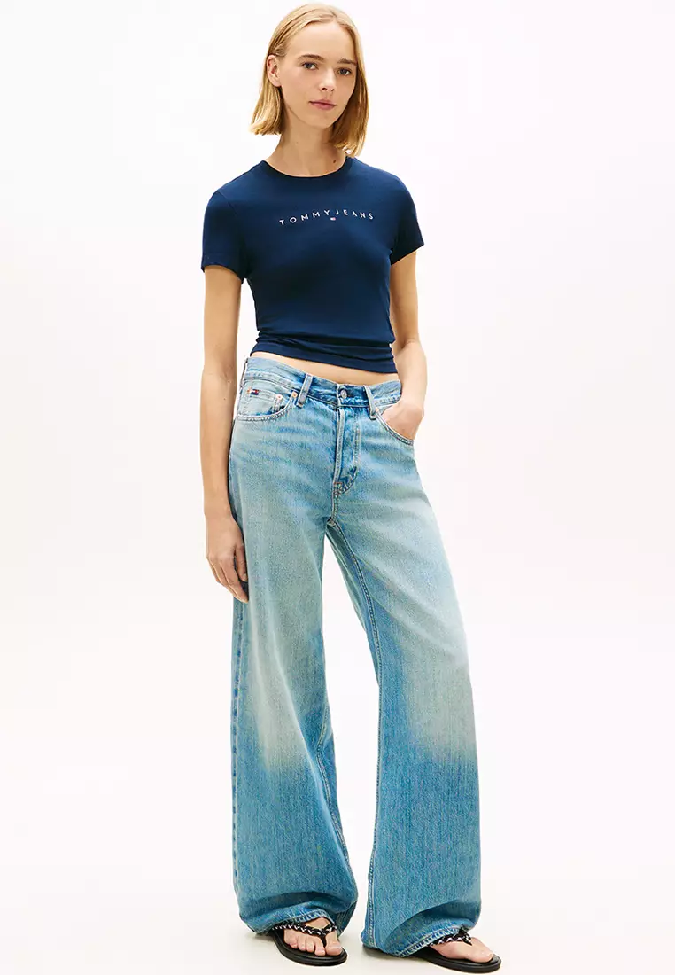 Slim Linear Tee - Tommy Jeans