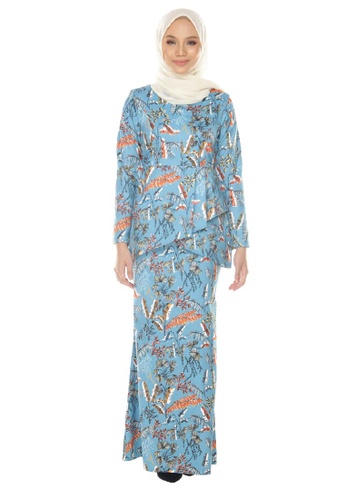 THEA KURUNG from Gaffronasir in orange and blue and Brown