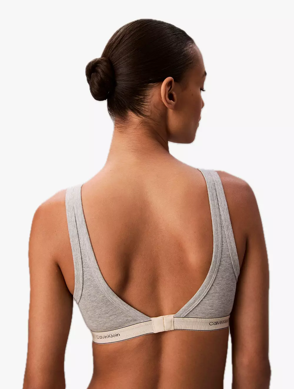 Calvin Klein Underwear - Lightly Lined Triangle Bralette - Heritage Cotton Stretch