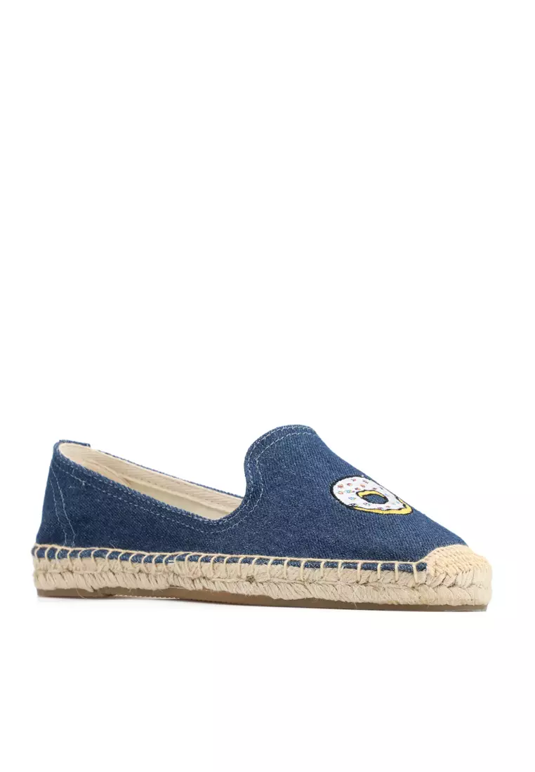 Embroidered Canvas Espadrilles HB45433