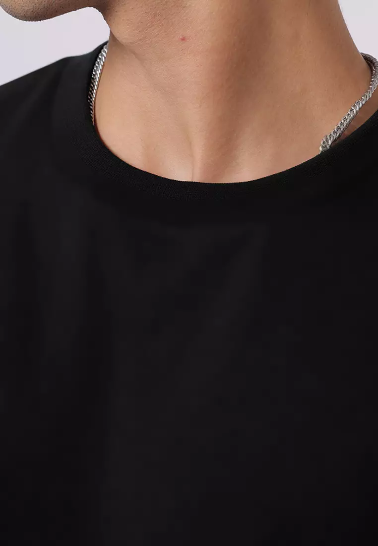 ZENCOOL BLACK T-Shirt Quick Dry Relaxed Fit Lengan Pendek Kaos Lengan Pendek