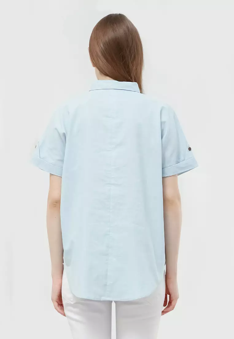 Urban Exchange Alisha Blue Shirt