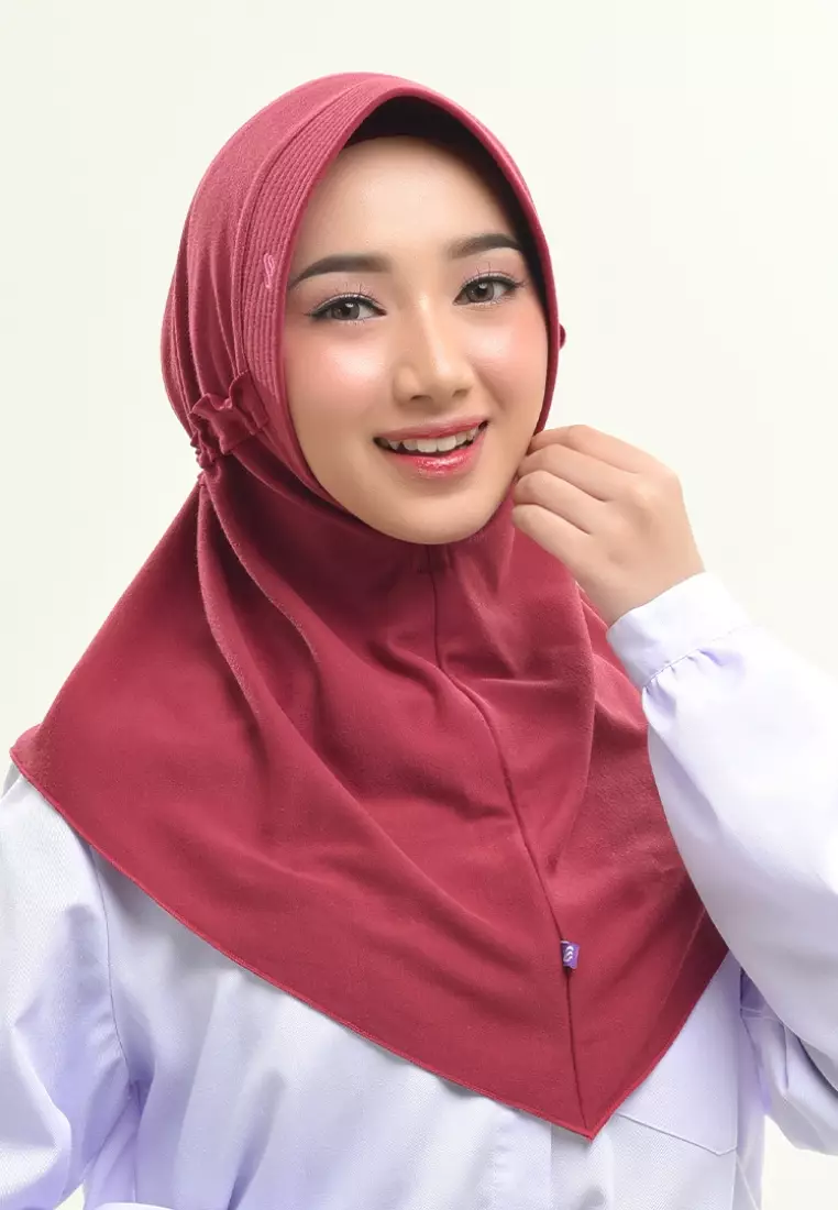 Rabbani - Kerudung Instan Sekolah Morgan Exclusive XL - Red