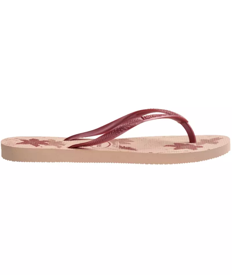 [ONLINE EXCLUSIVE]Havaianas 6511 Slim Organic-Pink/Rose Gold - Sandal Wanita