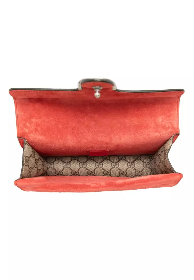 Pre-Loved Gucci Medium Gg Supreme Dionysus Crossbody