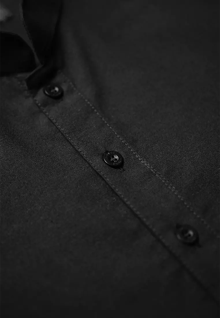 Ryusei Kurta Shirt Nakayama Black