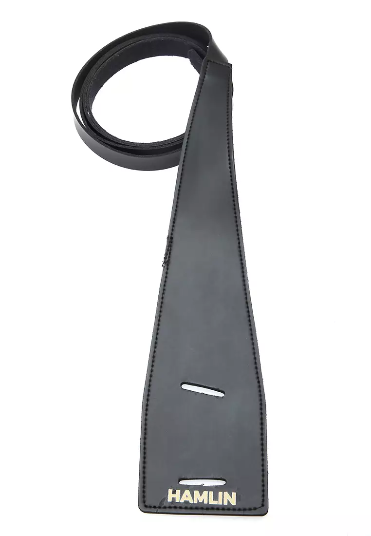 Imani Ikat Pinggang Wanita Lilit Simple Wide Casual Belt Material Leather ORIGINAL - Black