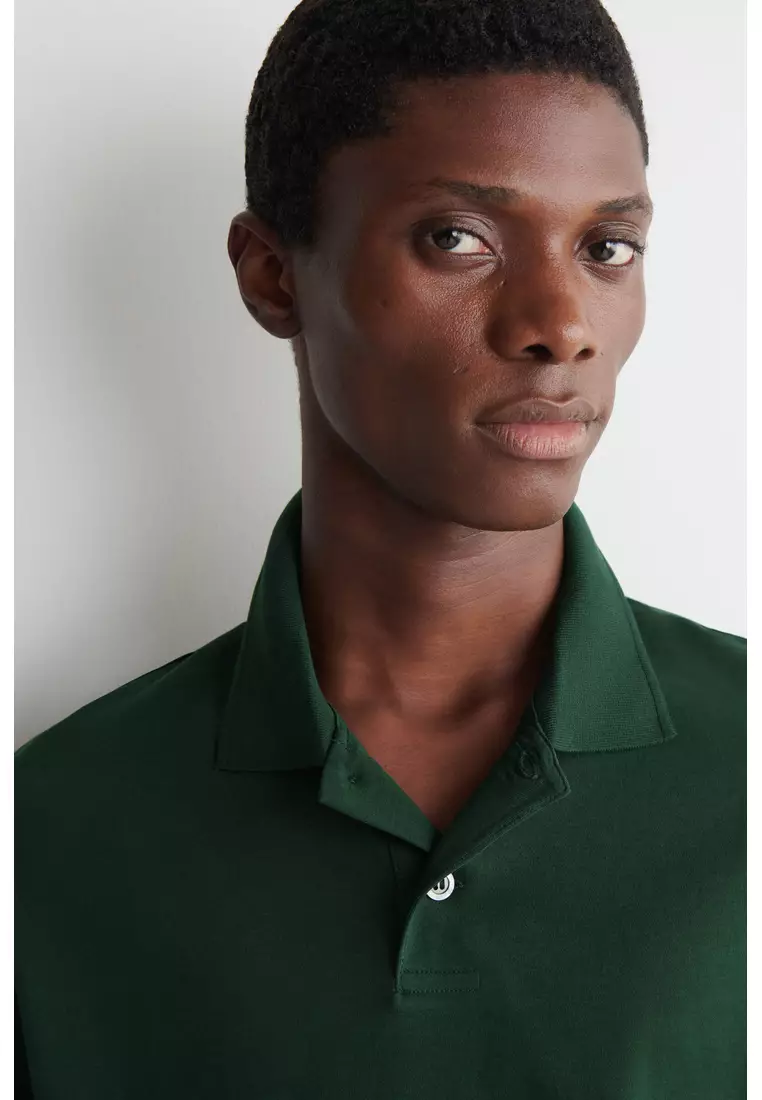 INTERLOCK COTTON POLO SHIRT
