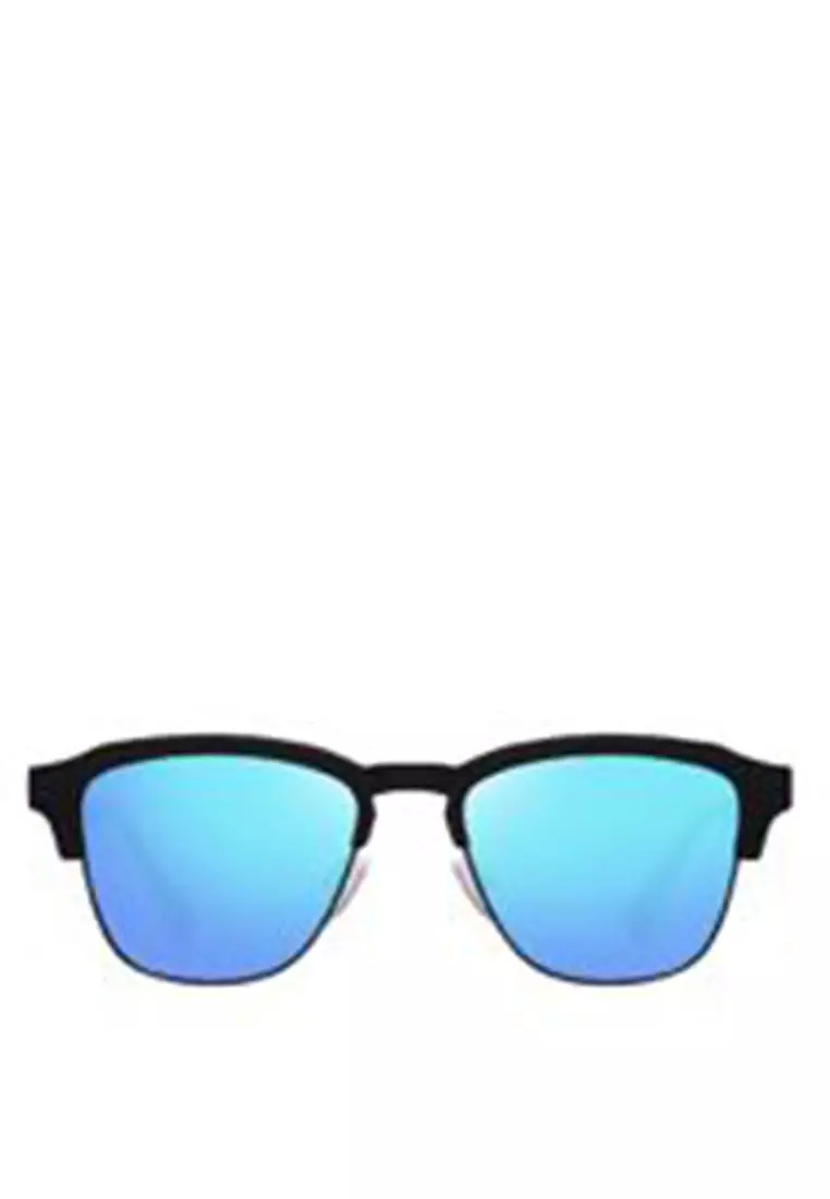 HAWKERS Rubber Black Clear Blue CLASSIC Sunglasses for Men and Women