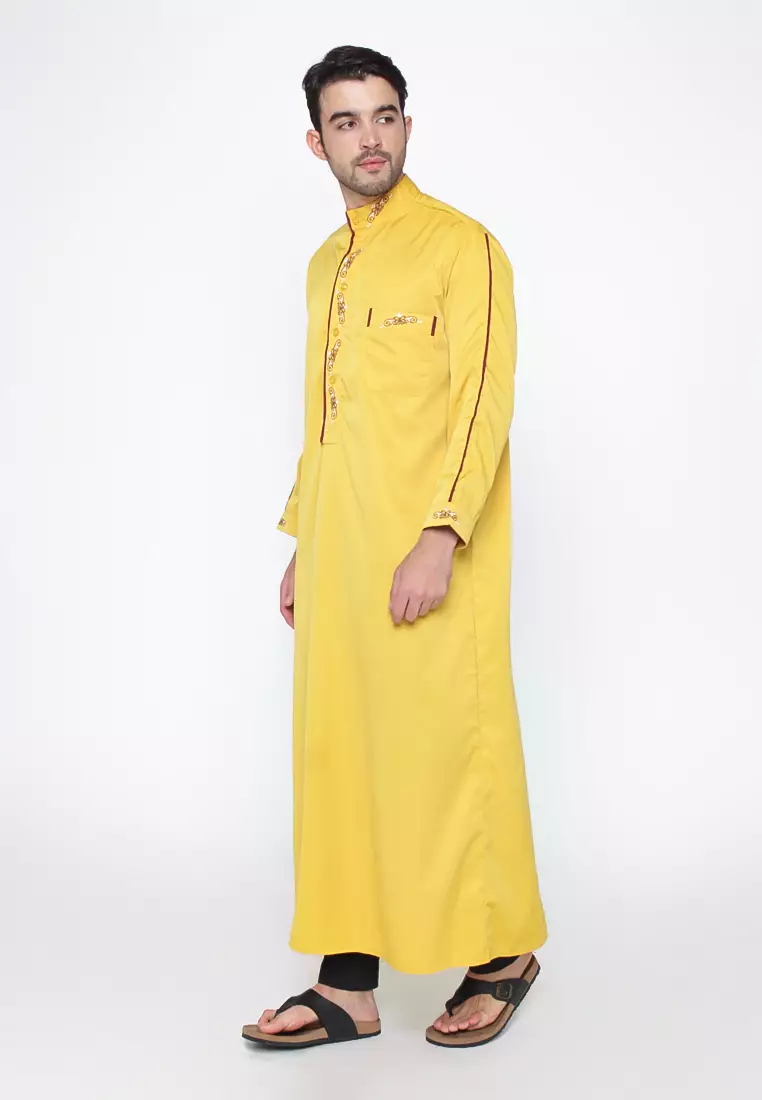 Gamis Pria Alanzo Yellow