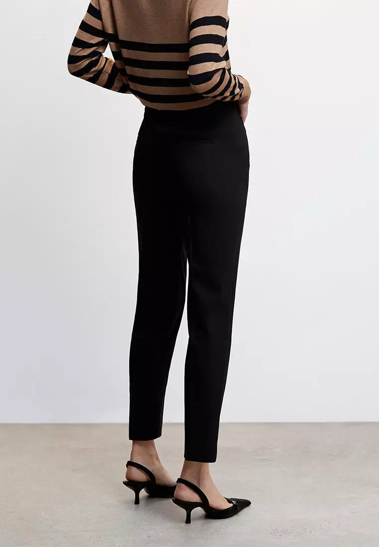 Buy Mango Cropped Button Trousers 2024 Online | ZALORA Philippines