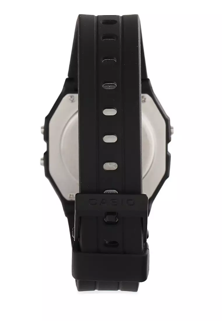 Casio Jam Tangan - Black Blue - Resin - F-91W-1DG