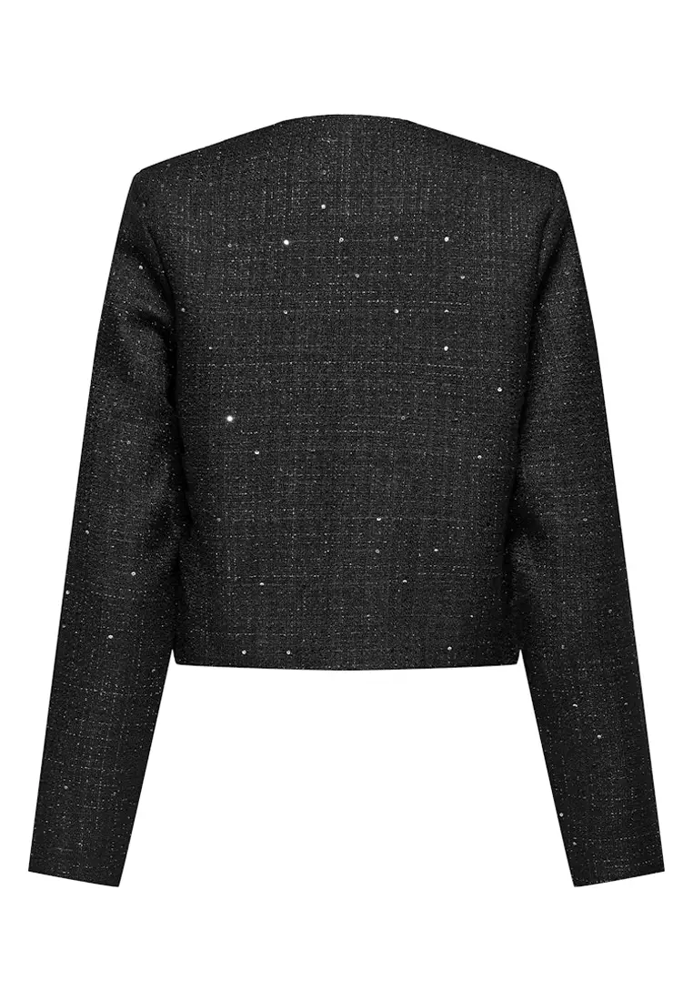 Long Sleeve Boucle Jacket