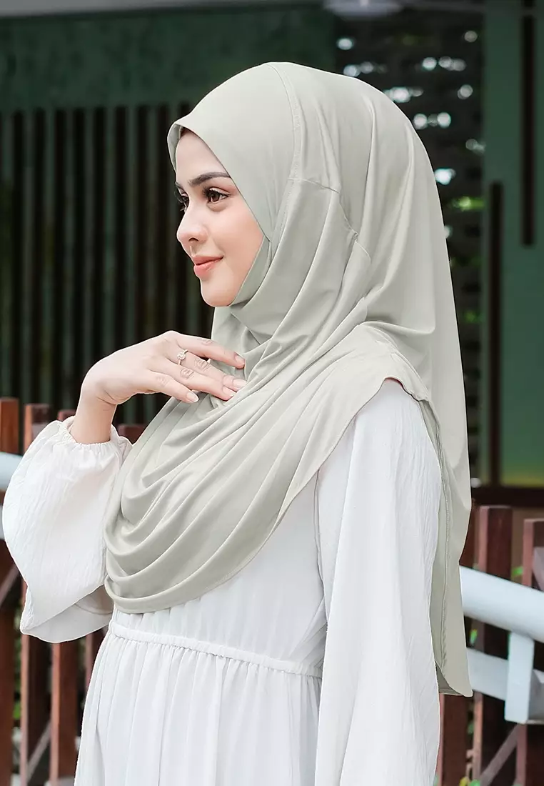 HIJAB INSTAN FATHIA - OLIVE