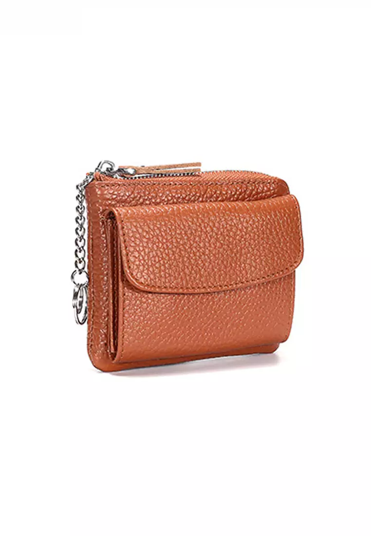 Full Grain Leather Card Coin Purse JW AN 2640