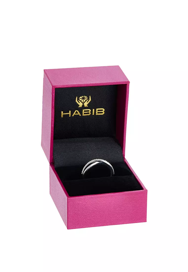 Buy HABIB HABIB Diamond Ring in 375/9K White Gold 271660125(WG) Online ...