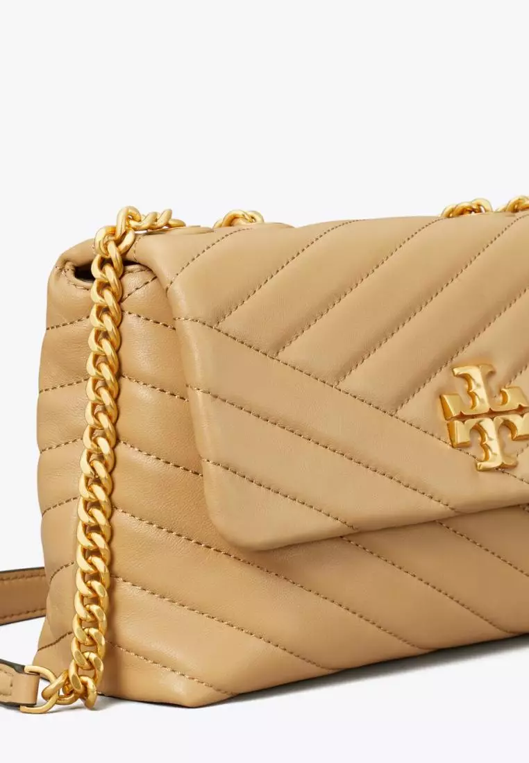 Tory Burch Small Kira Chevron Convertible Shoulder Bag Desert Dune