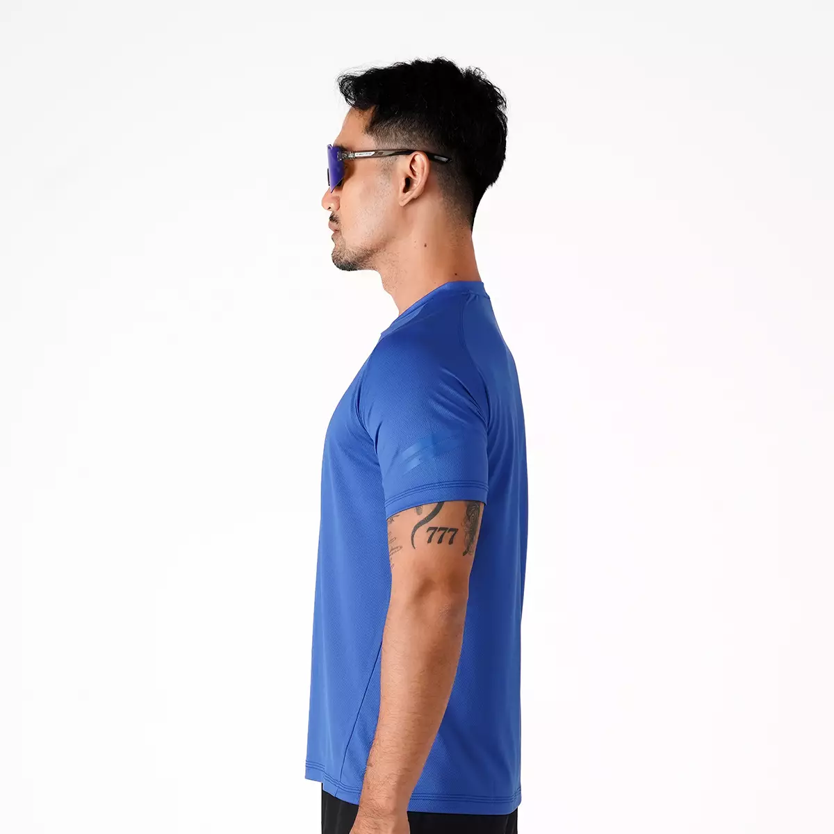 Tiento Jersey Running Men Kaos Olahraga Pria Baju Lari Quick Dry South Blue