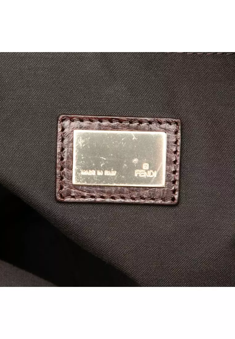 Pre-Loved Fendi Zucchino Canvas Tote