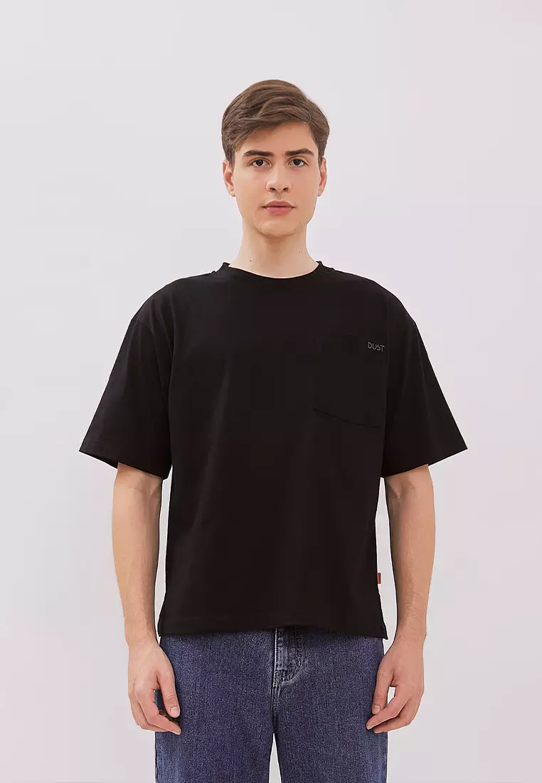 DUST Kaos Unisex Akaza Hitam (D.74283-U)