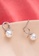 ZITIQUE silver Women's Pearl Stud Earrings - Silver 59481AC5890549GS_3