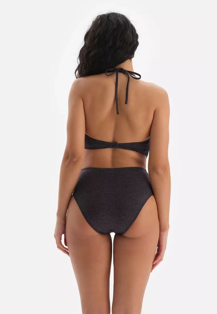 Black Monokini, Triangle Small, Removable Padding, Non-wired, Swimwear for Women