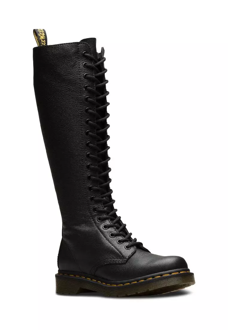 Discount on Dr. Martens  shoes - SKU: 1b60 Virginia Leather Knee High Boots