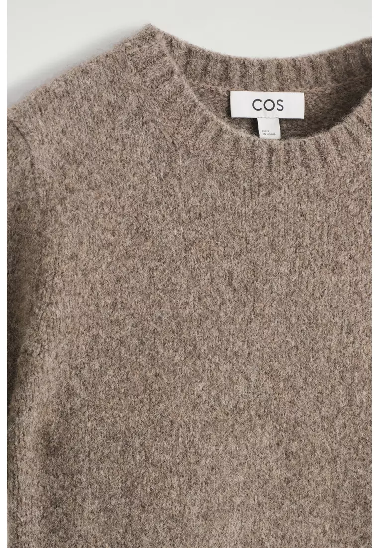 KNITTED ALPACA-BLEND T-SHIRT