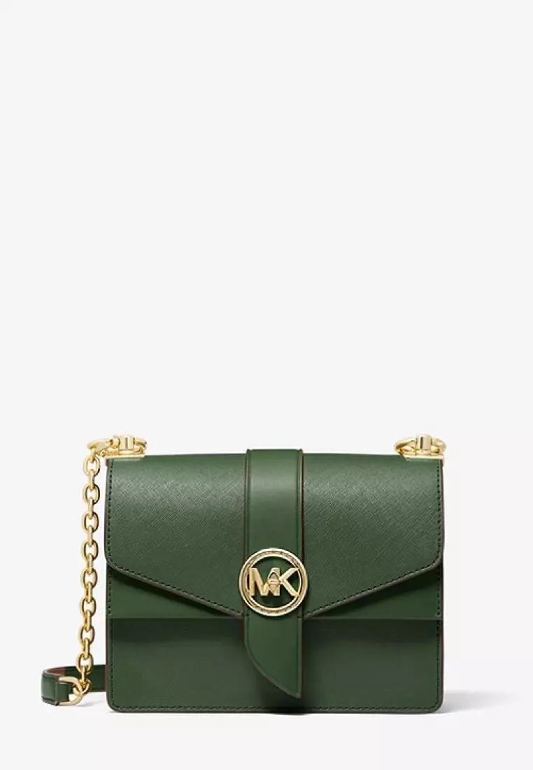 Jual MICHAEL KORS Michael Kors Greenwich Small Saffiano Leather